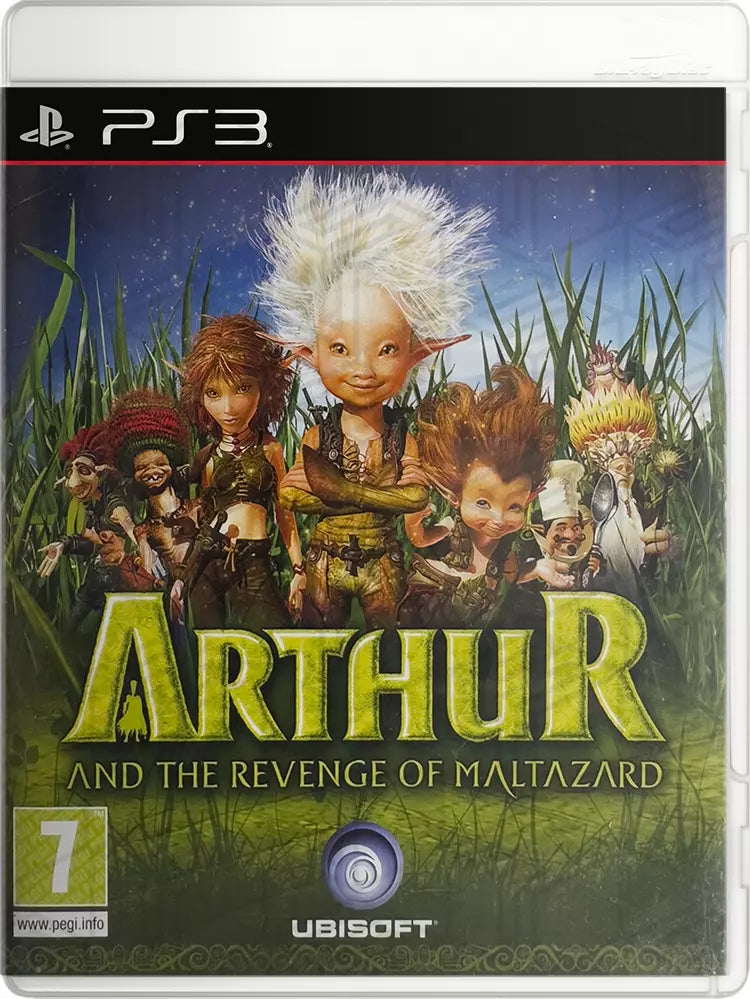 Arthur And The Revenge Of Maltazard PlayStation 3 spilcover – magisk eventyr og fortryllende verden fra SPILBOKS.