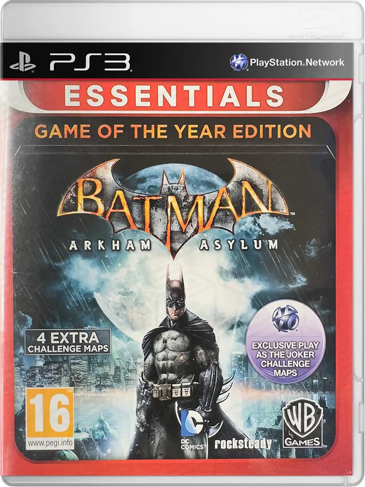 Batman Arkham Asylum: Game Of The Year Edition Essentials