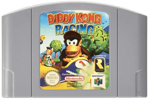 Nintendo 64 Diddy Kong Racing fra SPILBOKS - retro raceeventyr med Diddy og venner