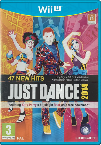 Brugt spil Just Dance 2014 til Nintendo Wii U, komplet med æske og indlægsseddel, tilgængelig i god stand hos SPILBOKS.
