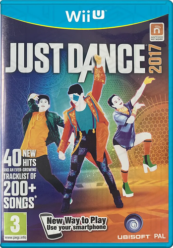 Brugt Nintendo Wii U spil, Just Dance 2017, i fremragende stand og komplet med æske og indlægsseddel, fås nu hos SPILBOKS.