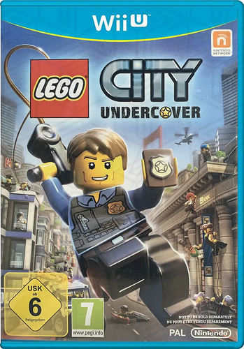 Brugt Nintendo Wii U spil, LEGO City Undercover, komplet med æske og indlægsseddel, tilgængelig hos SPILBOKS.