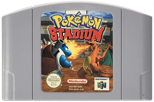 Nintendo 64 Pokémon Stadium fra SPILBOKS - nostalgisk Pokémon-duel i arenaen