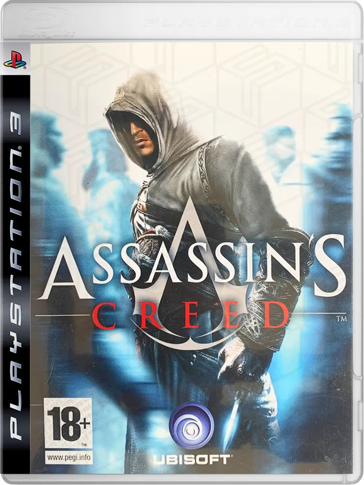 Assassin's Creed PlayStation 3 spilcover – starten på den episke snigmorder-saga fra SPILBOKS.