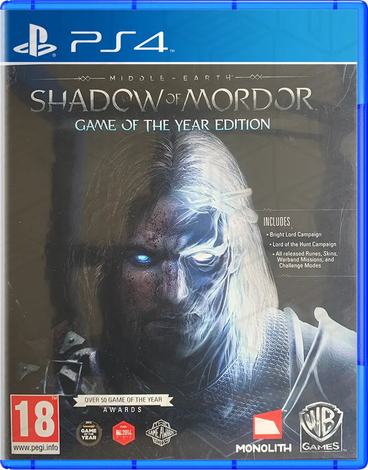 Middle-Earth: Shadow Of Mordor Game Of The Year Edition