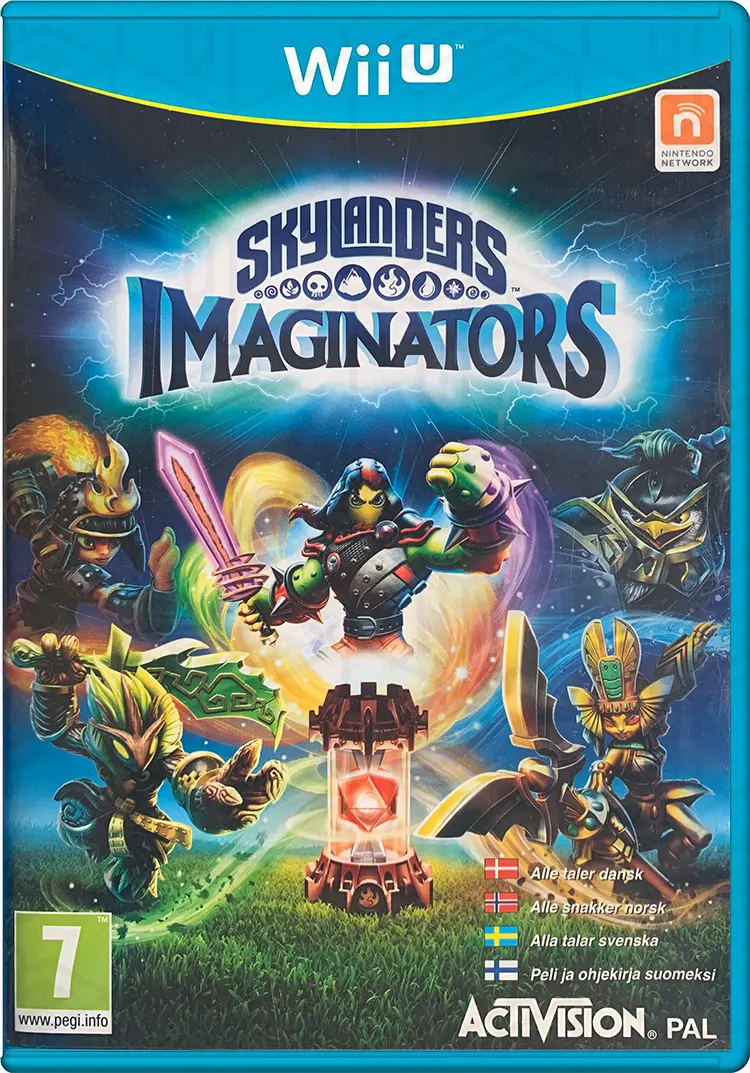 Skylanders Imaginators, brugt Nintendo Wii U spil i god stand, komplet med æske og indlægsseddel, til salg hos SPILBOKS.