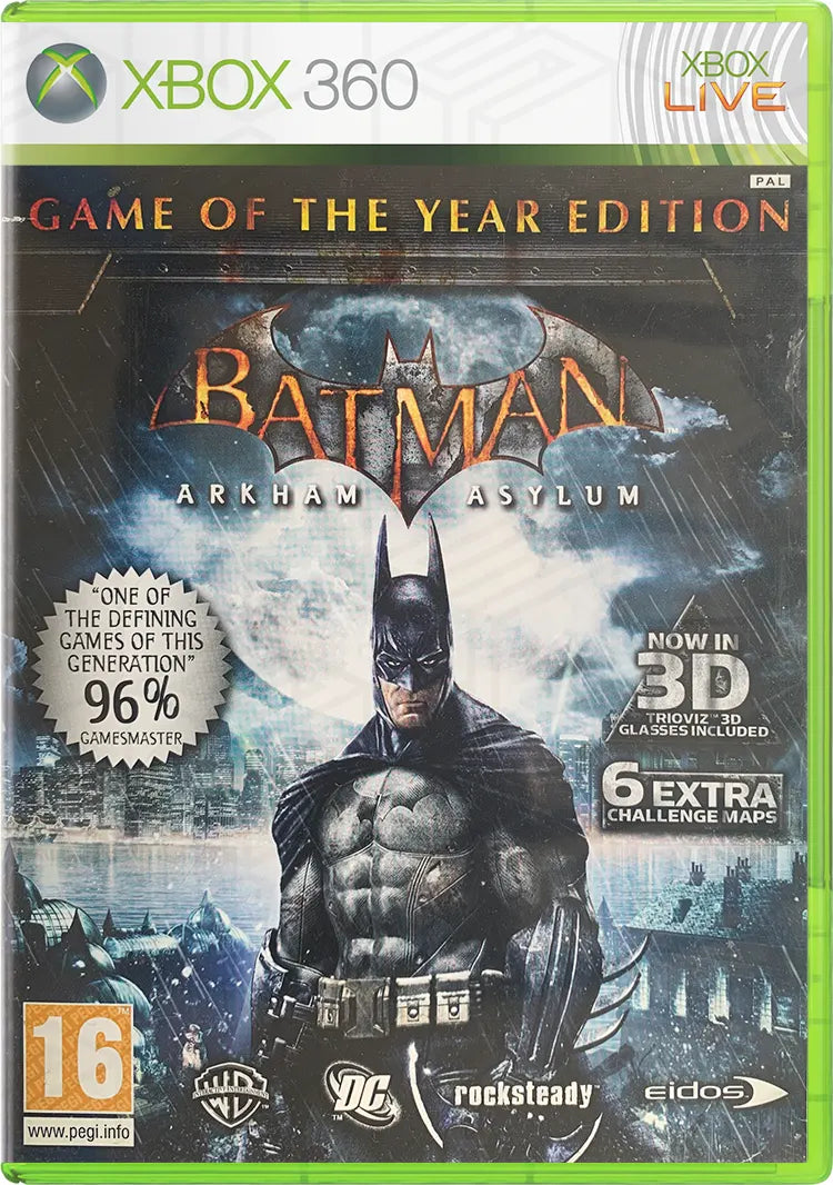 Batman Arkham Asylum: Game Of The Year Edition